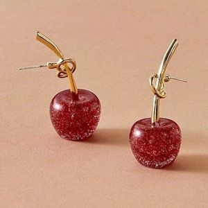 Cherry Knot Earrings 🍒
